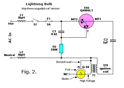 Lightning Bulb Circuit Diagram