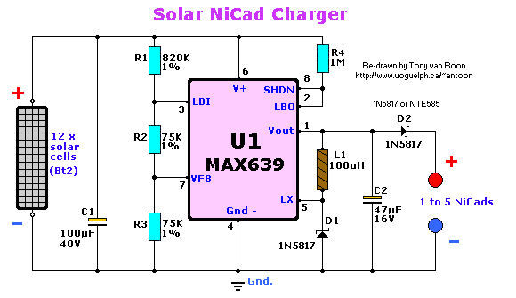 Solar NiCad Charger
