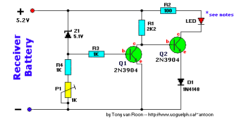 NiCad Low Battery Indicator