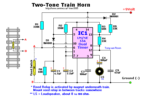 trainhorn circuit