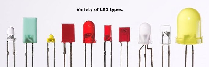 Variety of different LEDs