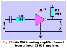 X10 Inverting Amplifier