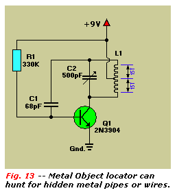 Metal object locator