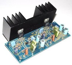  18 watt + 18 watt hi fi stereo audio power amplifier circuit schematic diagram 