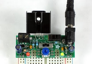 Very Low Dropout Adjustable Breadboard Power Supply