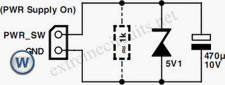 ATX Power Switch Substitute circuit diagram