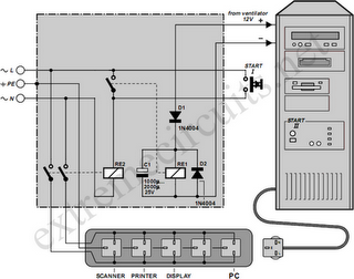 Automatic Mains Disconnect Circuit Diagram