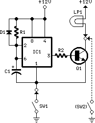 Car Battery Saver circuit diagram
