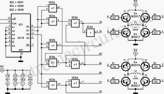 Bipolar Stepper Motor Control circuit diagram