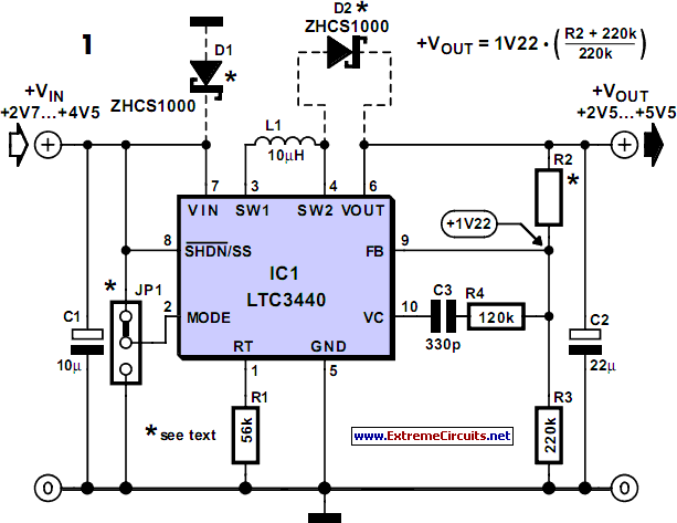 Buck Converter Circuit Schematic