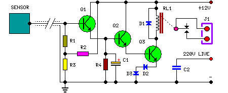 Capacitive Sensor Schematic Circuit Diagram