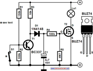 Car Interior Lights Delay Circuit Diagram