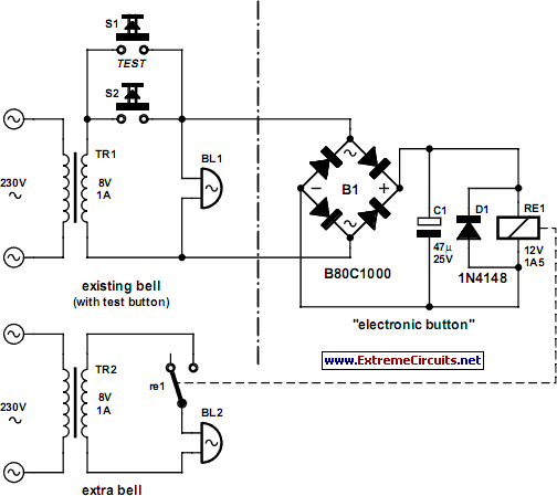 Doorbell Cascade circuit schematic