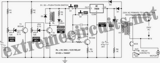 Electronic Motor Starter Circuit Diagram