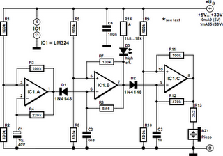 Electronic Telephone Ringer Circuit Diagram