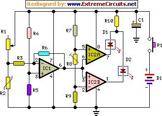  energy leak detector schematic circuit diagram 