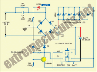 High-Intensity, Energy-Efficient LED Light Circuit Diagram