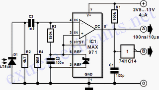 Infra-Red Sensor/Monitor circuit diagram