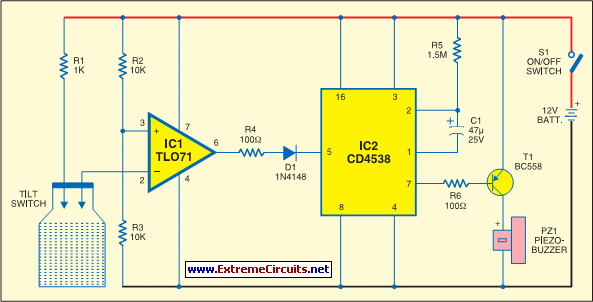 Laptop Protector Circuit Diagram