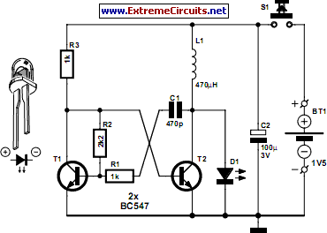 LED Phototherapy Unit circuit schematic
