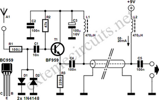 Longwire Match For SW Receivers Circuit Diagram