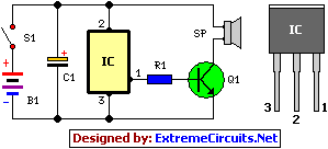  A Melody Generator Schematic Circuit Diagram 