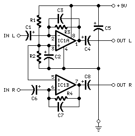 Compact DJ Station Circuit Diagram