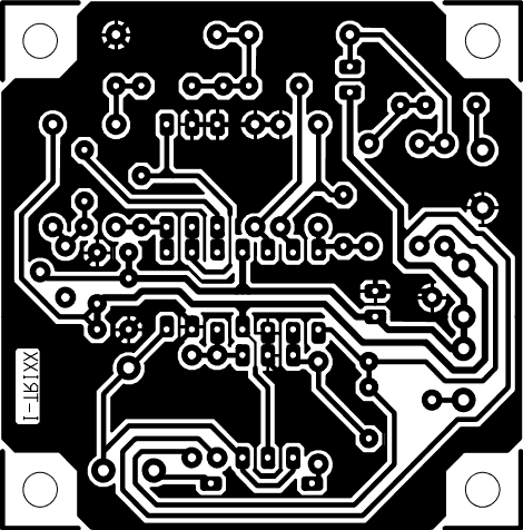 pcb layout of surf simulator circuit schematic