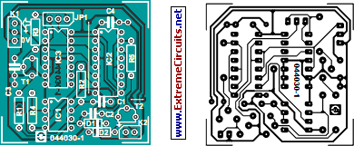 parts and pcb layout for RC (Remote Control) Switch circuit