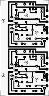 2x20 Watt Stereo Amplifier by TDA2005 PCB