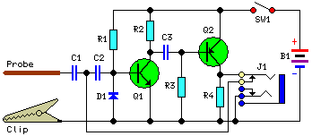 Pulse Generator And Signal Tracer Diagram