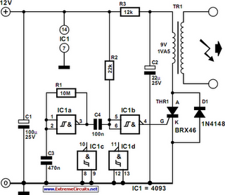 Simple Electrification Unit Circuit Diagram