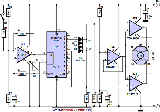 Usb stepper motor driver schematic