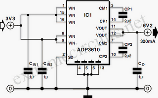 Switching Voltage Regulator circuit daigram