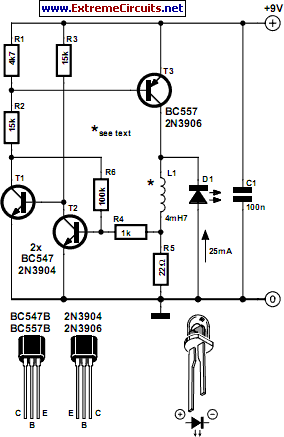 thrifty led protector circuit schematic