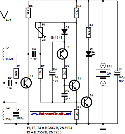 thunderstorm predictor circuit schematic