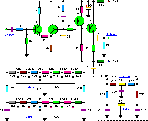  tone control module schematic circuit diagram 
