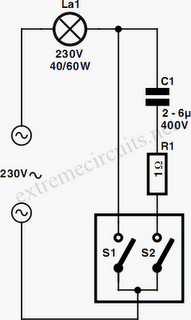 Two-Position Dimmer circuit diagram