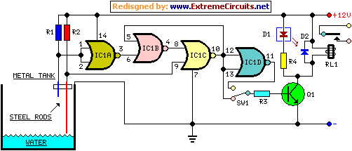  Water Pump Relay Control Schematic Circuit Diagram 