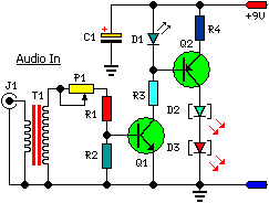 wireless audio power amplifier transmitter schematic circuit diagram 