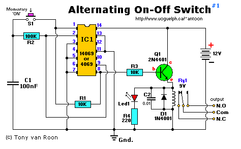 Alternating ON-OFF Switch, #1