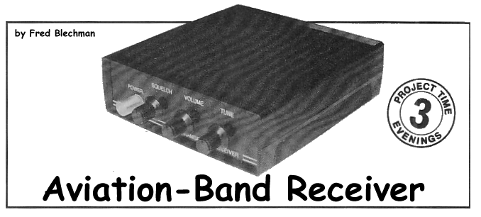 Aviation Band Receiver, 118-135MHz (VHF)