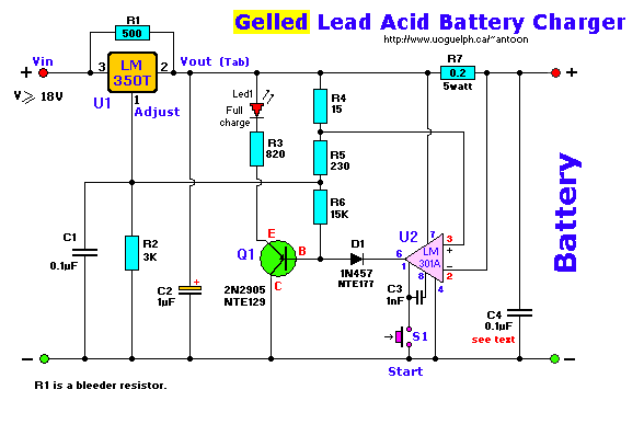 Lead Acid Schematic