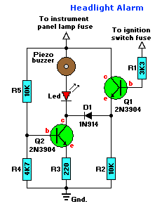 Headlight Alarm