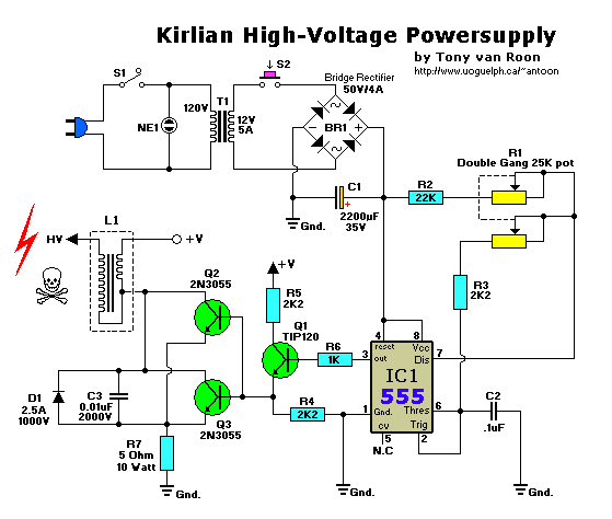 Kirlian Schematic