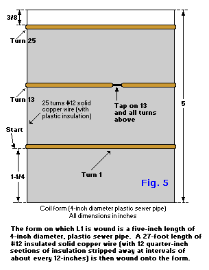 Coil Form for the primary coil