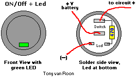 ON-OFF rocker switch with led