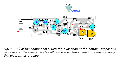 Miniature Tracking Transmitter, Layout