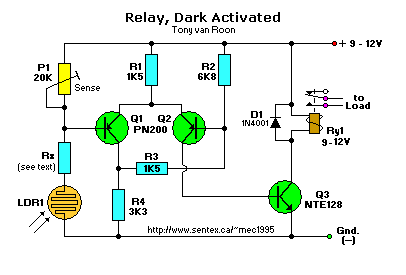 Relay, Dark Activated