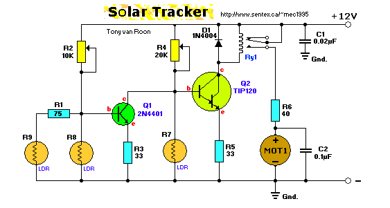 Sun Tracker Schematic